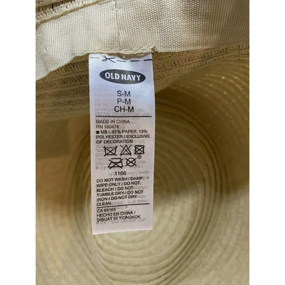 Old‎ Navy Woven Straw Hat Child Size Small-Medium